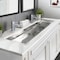 Nantucket Sinks Stainless Steel Double Trough Undermount Bathroom Sink with Overflow TRS48-OF - alternate 6